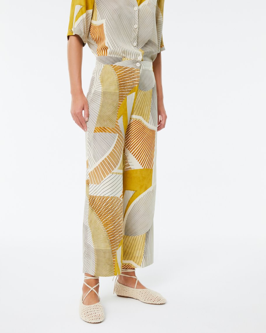 Pantalon Jaune/Marron