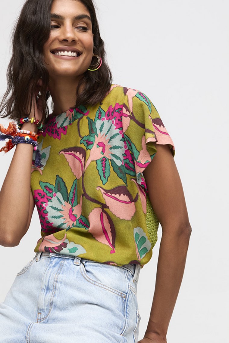 Tee Shirt duo matière