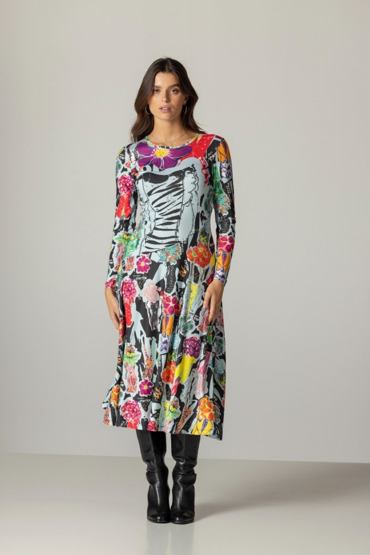 Robe longue ciel