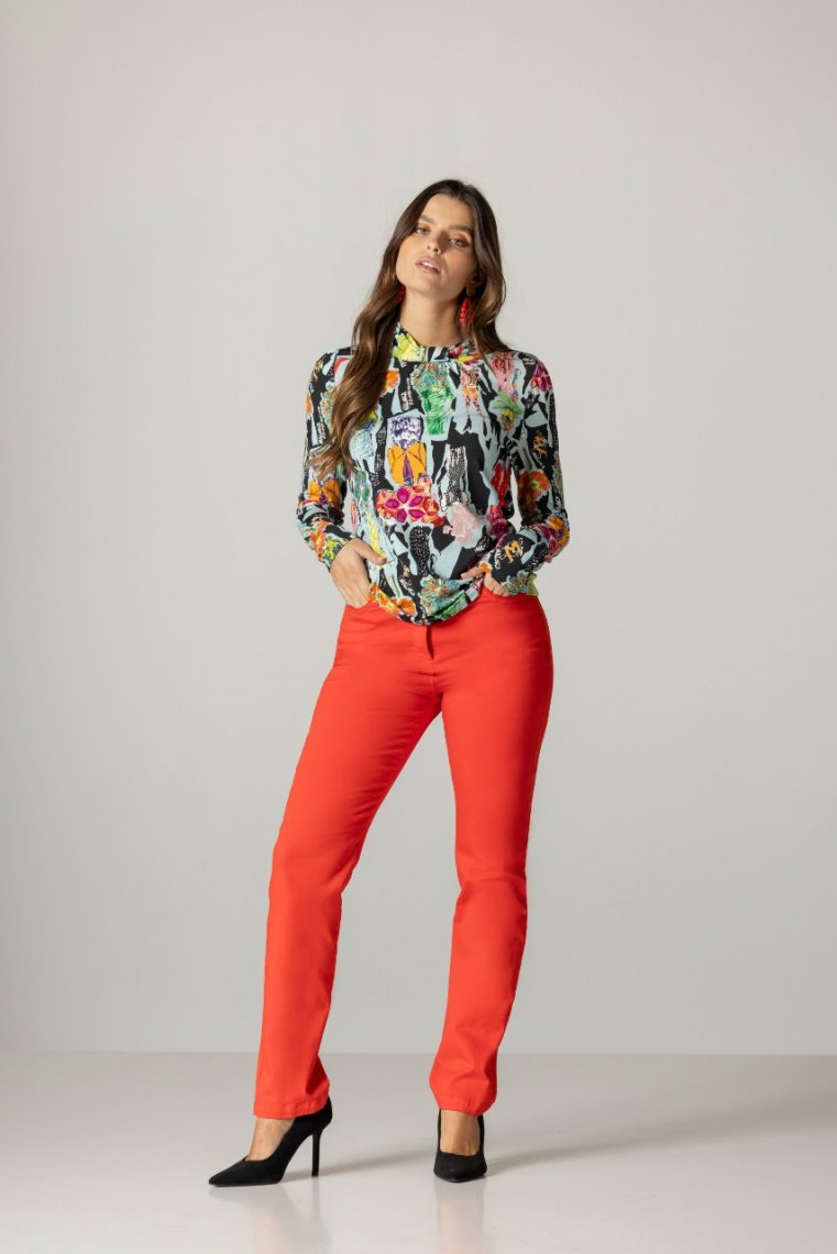 Tee Shirt col fantaisie