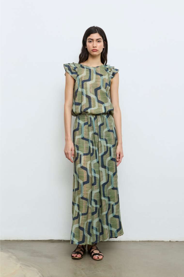 Pantalon volant&eacute;