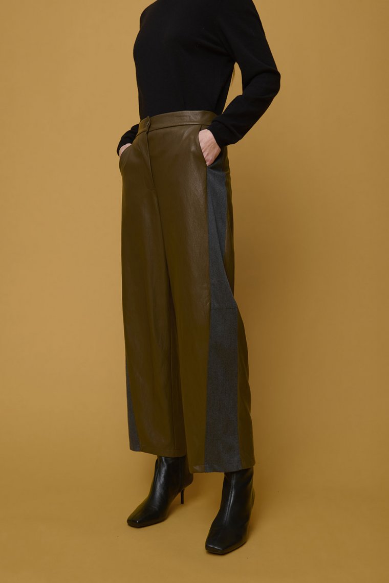 Pantalon façon cuir