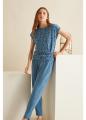 Tee-shirt liberty bleu