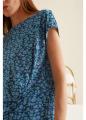 Tee-shirt liberty bleu