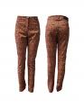 Pantalon feuillage orangé