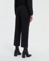 Pantalon noir large court