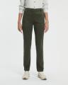 Pantalon marron effet suédine