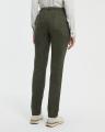 Pantalon marron effet suédine