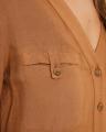Chemise saharienne caramel