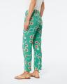 Pantalon fluide Vert/Marron