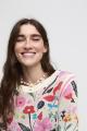 Pull fleur ivoire