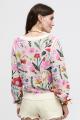 Pull fleur ivoire