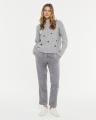Pull gris "cloutage"