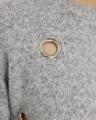 Pull gris "cloutage"
