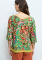 Tunique imprim&eacute;e verte
