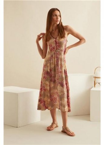 Robe hibiscus fleurie