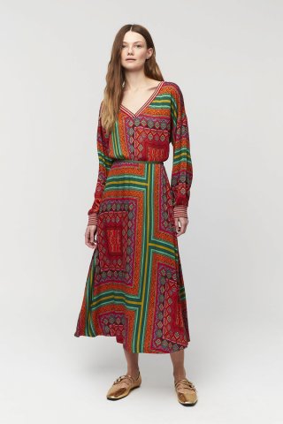 Tunique Orange-Vert