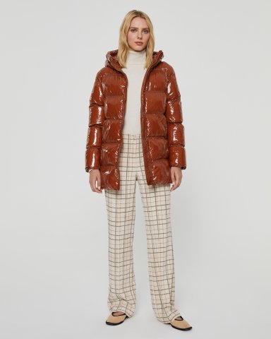 Doudoune marron