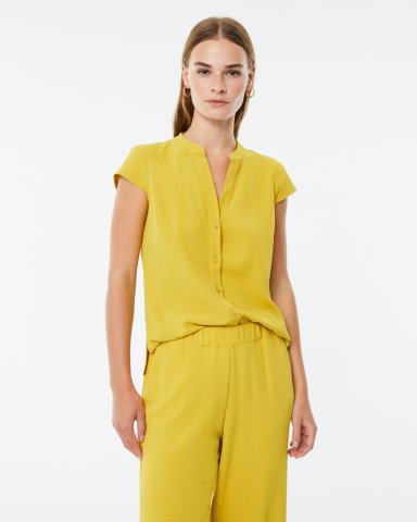 Chemise moutarde
