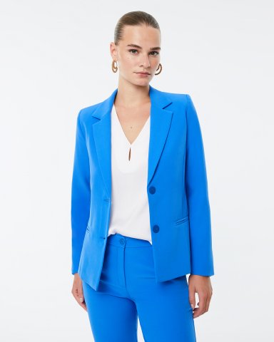 Veste tailleur bleue