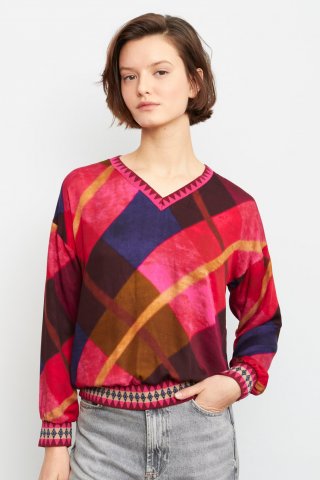 Blouse carreaux
