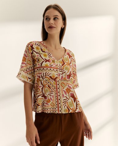 Chemise imprimée